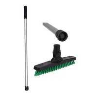 Short Handled Grout line cleaning Scrubbing Brush Kit (Green)